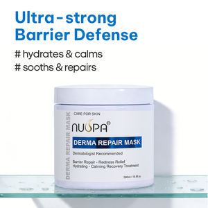 Mascarilla Facial Reparadora NUSPA Post-Tratamiento Estético con Manteca de Karité y Aceite de Jojoba para Piel Dañada, para Spa de Alta Gama - Product Image 3