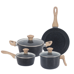 Casserole en aluminium forgé avec couvercle en verre ventilé avec revêtement antiadhésif Convient à <span class=keywords><strong>tous</strong></span> les types de plaques de cuisson - Product Image 3