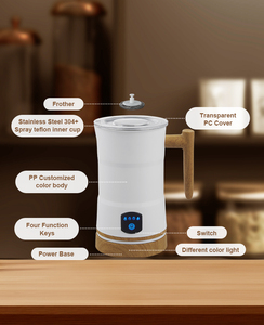 <span class=keywords><strong>Mousseur</strong></span> <span class=keywords><strong>à</strong></span> <span class=keywords><strong>lait</strong></span> électrique 4 en 1 400W Capacité de 4 tasses Machine <span class=keywords><strong>à</strong></span> mousse de <span class=keywords><strong>lait</strong></span> automatique pour <span class=keywords><strong>chocolat</strong></span> chaud/froid Cappuccino Macchiato - Product Image 3