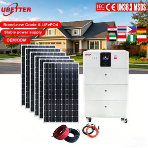 Sistema de Energía Solar Expandible Fuera de la Red OEM, Batería Lifepo4 de 51.2V 15kWh 100AH 200AH, Inversor MPPT de 100A, Uso Residencial - Product Image 1