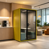 Cabines de travail, Cabines de bureau, Cabines de réunion, Pods préfabriqués durables, Capsules d'intimité, Cabines de travail modulaires, Studios, Écoles, Centres commerciaux