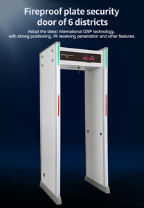 <span class=keywords><strong>Detector</strong></span> de Metais Tipo Portão de Segurança de Cobre Aberto com Verificação de Vídeo ZKT para Aeroportos Wtmd - Product Image 4