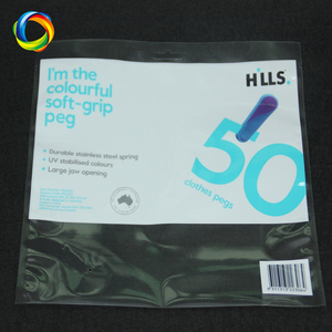 Tùy chỉnh in Cookie bánh chống ẩm lớp Zip khóa ziplock túi bao bì thực phẩm đóng gói túi nhựa với treo tiêu đề - Product Image 2