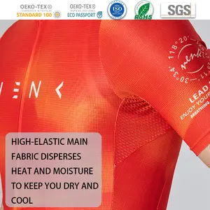 2023 New Custom Design Short Sleeve Cycling Uniform Summer Racing Cycling Jerseys Quick Dry Breathable Men Road Bike Wear
