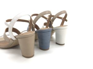 Sandales à talons hauts pour femmes, chaussures multicolores, à la mode, grand arbre, pour l'été, nouvelle collection 2020 - Product Image 3