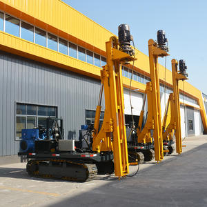 เครื่องเจาะหินแบบพิเศษสำหรับงานวิศวกรรมเครื่องตอกเสาเข็มพลังงานแสงอาทิตย์แบบเคลื่อนที่  งานเสริมแรงฐานราก  การระเบิดหิน - Product Image 2