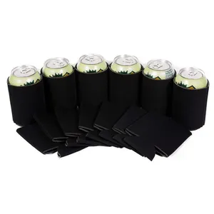 Blank Can Coolers Foam 12oz Collapsible Insulated Skinny Can Sleeves Beer Kooizes