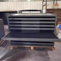 Présentoir de salle d'exposition de carreaux haut de gamme Disposition décorative intérieure pour le magasin de revente en vente Luminaire d'affichage haut de gamme pour carreaux