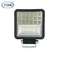 Lumière de travail LED cube 4 pouces 12-36V 126W Accessoires de voiture Étanche Lumière de conduite LED pour 4x4 Tout-terrain Voiture Camion Véhicule SUV