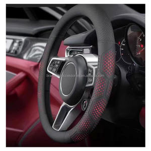 Fourniture d'usine directement couverture de volant de voiture chauffante en cuir PU PVC - Product Image 6