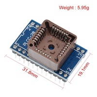 Adaptateur de programmeur universel USB PLCC20/28/32/44 vers DIP20/28/32/44, module de test de prise IC - GT888 pour RT809H T48 T76