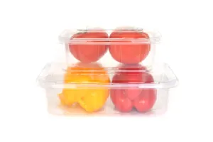 Упаковка салата одноразовая раскладушка пластиковая коробка для еды