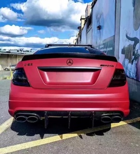 Paraurti Posteriore in Fibra di Carbonio Stile YT Adatto per <span class=keywords><strong>Mercedes</strong></span> Benz Classe <span class=keywords><strong>C</strong></span> W204 C63 AMG C300 <span class=keywords><strong>Berlina</strong></span> Sportiva (2012-2014) - Product Image 3
