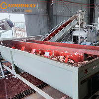 Ligne de production complète d'amidon de tapioca Goodway Machine de traitement de l'amidon de manioc