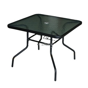 Table basse en verre trempé OEM, moderne, pour jardin, balcon, extérieur, T9090 - Product Image 4