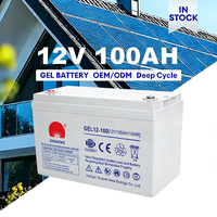 Batterie Gel à Décharge Profonde 12V 100Ah 150Ah 250Ah Scellée VRLA Sans Entretien 1000 Cycles pour Solaire, Onduleur et Stockage d'Énergie