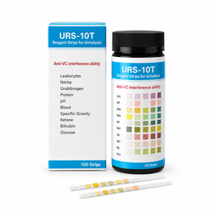 Consommable professionnel pour analyse d'urine avec nuancier pour bandelettes urinaires, destiné aux tests hospitaliers et de laboratoire - Product Image 1