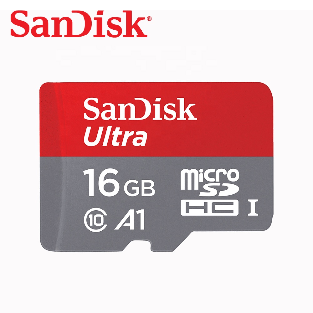 Двойной Флеш-накопитель SanDisk Ultra UHS-I A1 карта Micro SD класса 10 SDSQUAR-016G-GN6MN карта памяти на 16 Гб