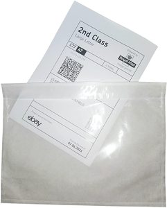 Étiquette d'expédition auto-adhésive épaisse personnalisée enveloppes étanches avec fenêtre transparente en plastique liste d'emballage pochette fermée - Product Image 5