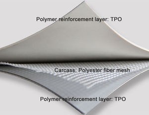 Membrana Impermeable Autoadhesiva <span class=keywords><strong>de</strong></span> 1.2mm <span class=keywords><strong>de</strong></span> Fácil Instalación <span class=keywords><strong>para</strong></span> Balcón o Sótano, Lámina <span class=keywords><strong>de</strong></span> Membrana <span class=keywords><strong>de</strong></span> Polímero TPO - Product Image 3