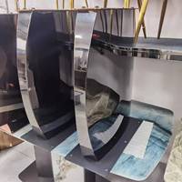 Vente en gros, soudage de la tôle d'acier inoxydable, cadre de meubles de salle à manger, chaise à café, pieds de table