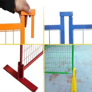 Kanada için <span class=keywords><strong>a</strong></span>çık güvenlik çiti toz boya kaynaklı geçici bina çit kare delik şekli galvanizli kesim bükme dahil - Product Image 2