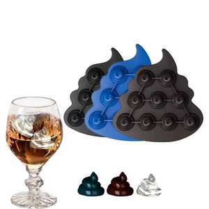 Venta al por mayor whisky silicona Barra <span class=keywords><strong>de</strong></span> hielo Poo chocolate caramelo molde silicona parodia <span class=keywords><strong>caca</strong></span> Tipo barra <span class=keywords><strong>de</strong></span> hielo para añadir diversión - Product Image 1