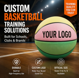 Ballon de basket professionnel taille 7, couleur et logo personnalisés, PU antidérapant, résistant à l'usure, rebond stable. - Product Image 2
