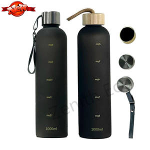 कस्टम 1000 मिलीलीटर खेल प्लास्टिक प्रोटीन शेकर बोतल बीपीए के लिए जिम और आउटडोर के लिए मुफ्त - Product Image 1