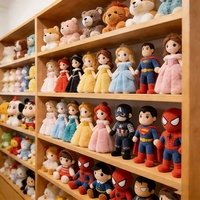 Groothandel Bulk Prijs Leverancier 4/8/10/12/15/20 inch Hero Princess Pop Pluche Speelgoed Arcade Kraan Spel Prijs Groothandel Bulk Aanbod
