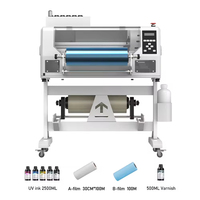 Machine d'impression automatique UV DTF rouleau-à-roule A3 HUAYIN Epson XP600 DX7 Hosonsoft pour coques de téléphone en acrylique et PVC, fabriquée en Chine continentale