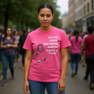 T-Shirt Femminista da Donna Comfort Colors, Manica Corta, 100% Cotone, Girocollo, Stampa su Jersey, Casual per Tutte le Stagioni - Product Image 2