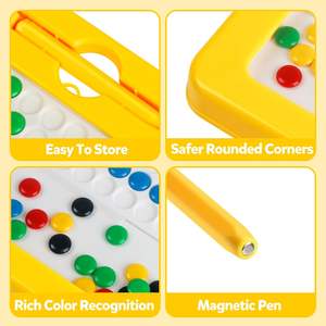 Manyetik çizim kurulu manyetik çizim kurulu nokta sanat araba uçak faaliyetleri gezi oyunları oyuncak - Product Image 2