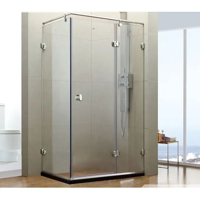 Good Price Indoor Tempered Glass Acrylic Aluminium Alloy Shower Room For Sale