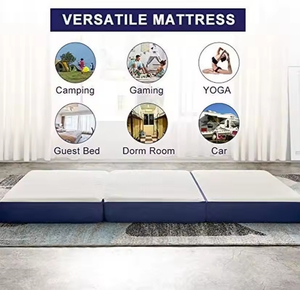 Ba lần di động bộ nhớ bọt Nệm Topper với có thể giặt Bìa - Product Image 6