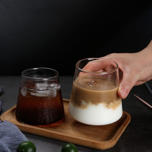 แก้วกาแฟแก้วน้ำทรงสูงทนทานขนาด 350 มล. ทำจากแก้วบอโรซิลิเกตคุณภาพสูง ใช้ซ้ำได้ เหมาะสำหรับน้ำผลไม้ ขายส่ง - Product Image 4