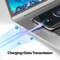 Câble USB-A vers Type-C SUN-RISE à tête unique, charge rapide 15W, gaine en silicone liquide véritable, longueur personnalisable pour téléphones mobiles