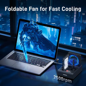 Fideco Nieuw Ontwerp Abs Dock Duplicator Voor M2 Nvme Sata <span class=keywords><strong>2</strong></span>.5 3.5Inch Ssd Met Fan Hdd Docking Station - Product Image 3