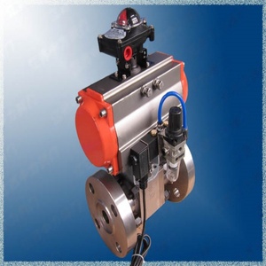 Válvula de Bola Neumática de Acero Inoxidable Q641N, Resistente a la Corrosión y a Altas Temperaturas, Sellado Hermético y Sin Fugas - Product Image 4