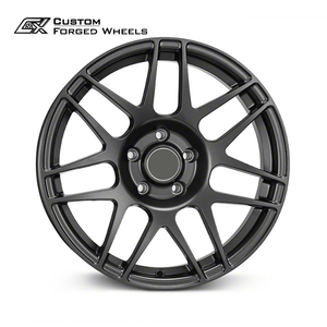 Jantes de Drag Racing 17x10 18x10 5x114.3 5x120 5x120.65 Noir Satiné à Rayons Divisés Forgées Haute Performance pour Mustang Camaro Corvette - Product Image 2
