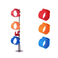 Pince de tube suspendue pour climatiseur, en plastique, avec boucle, pièce de rechange, mm