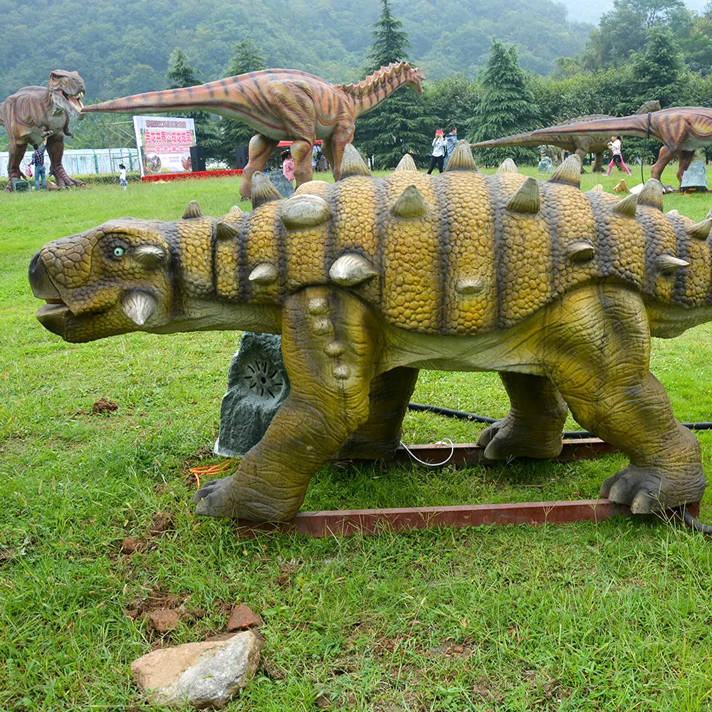 Новый дизайн, трехмерный аниматронный Динозавр для парка развлечений динозавров