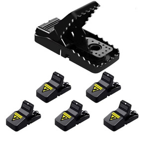 Pièges à souris réutilisables, 6 pièges rapides et efficaces en plastique durable, pour petits rongeurs, pour intérieur et extérieur. - Product Image 1