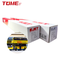 Rollo de Papel de PVC para Plotter de Corte de 0.5mm de Fábrica China, Rollo de Vinilo Autoadhesivo de 50 Metros de Longitud para Impresión Digital
