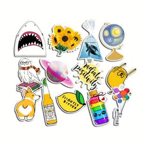 Precioso perro gato coche pegatina PVC calcomanía pegatinas impermeable coche estilo mascota calcomanías vidrio ventana puerta para pared hogar pegatina personalizada - Product Image 6