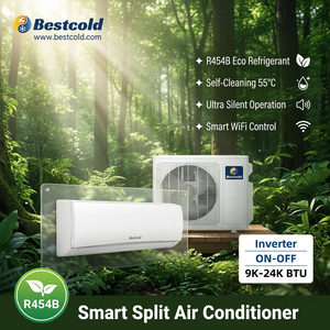 Bestcold 36000 BTU Smart <b>Mini</b> Split <b>Air</b> <b>Conditioner</b> Wall Mounted Low Noise AC for Home/Villa with WiFi Control - Product Image 4