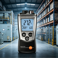 Thermomètre infrarouge sans contact à double canal Testo 810, thermomètre industriel portable de haute précision