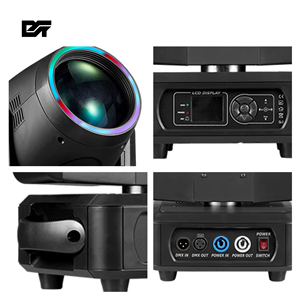 Chuyên nghiệp ánh sáng sân khấu rgbwa di chuyển đầu cho đám cưới sàn nhảy OEM Nhà thờ sân khấu thiết bị và Disco hệ thống chiếu sáng - Product Image 6