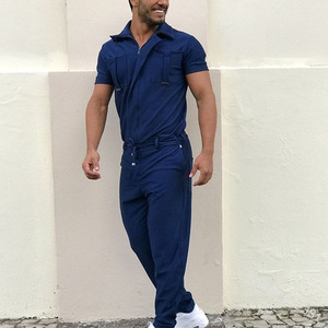 Tuta Intera da Lavoro Streetwear per Uomo, Design alla Moda con Maniche Corte - Product Image 6