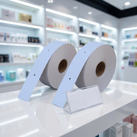 Étiquettes en carton vierges imprimables de haute qualité 250g en rouleau pour vêtements, chaussettes et chaussures avec logo personnalisé